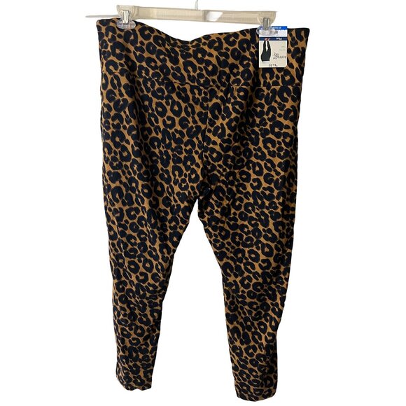 2 Pants Terra & Sky Women's High Rise Fitted Leggings & Skinny Mid-Rise JEGGING - Picture 4 of 8